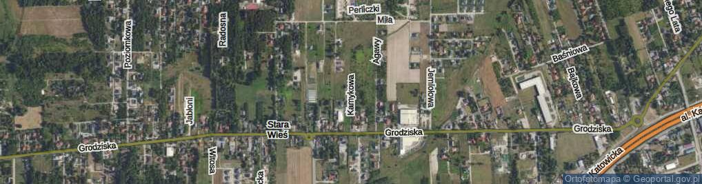 Zdjęcie satelitarne Kamykowa ul.